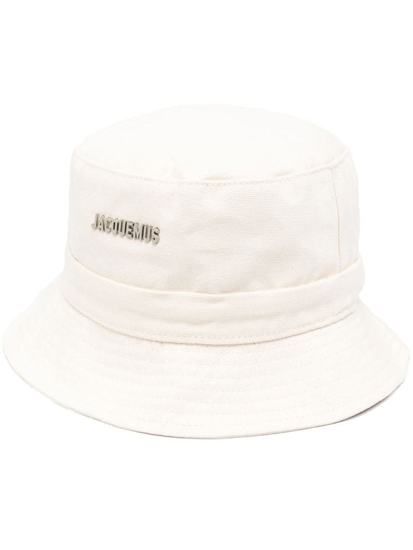 Jacquemus Ivory Bucket Hats