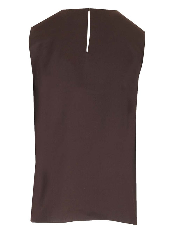 Silk Sleeveless Top
