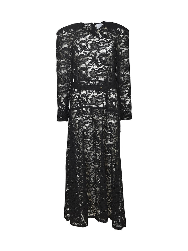 レースロングドレス