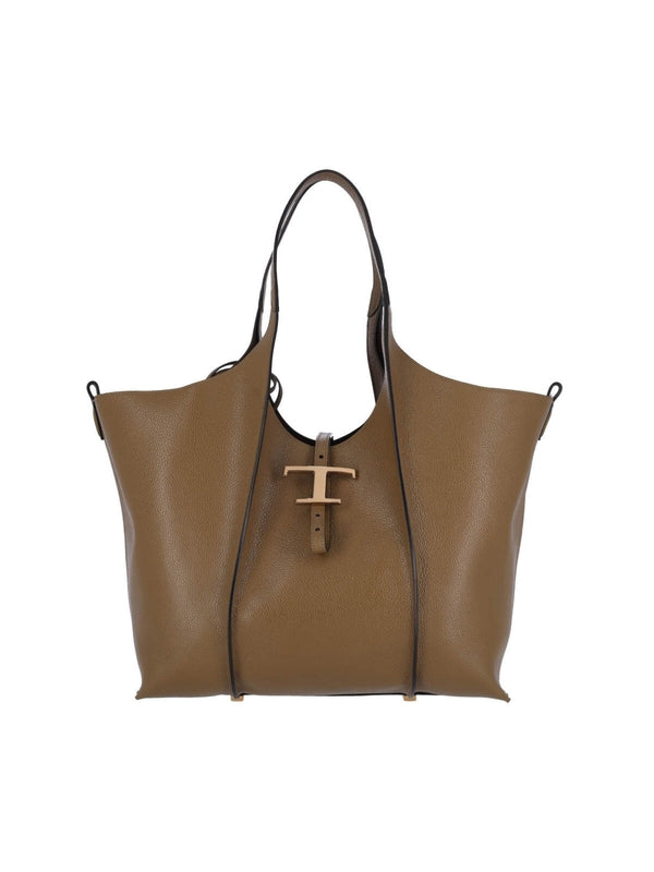 Tod'S Brown Tote Bags