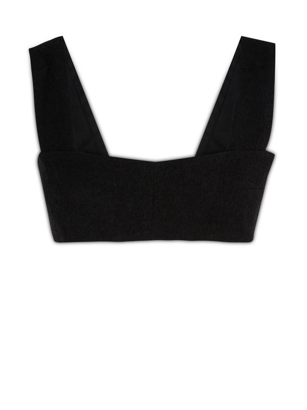 Back Logo Zipper Tube Top