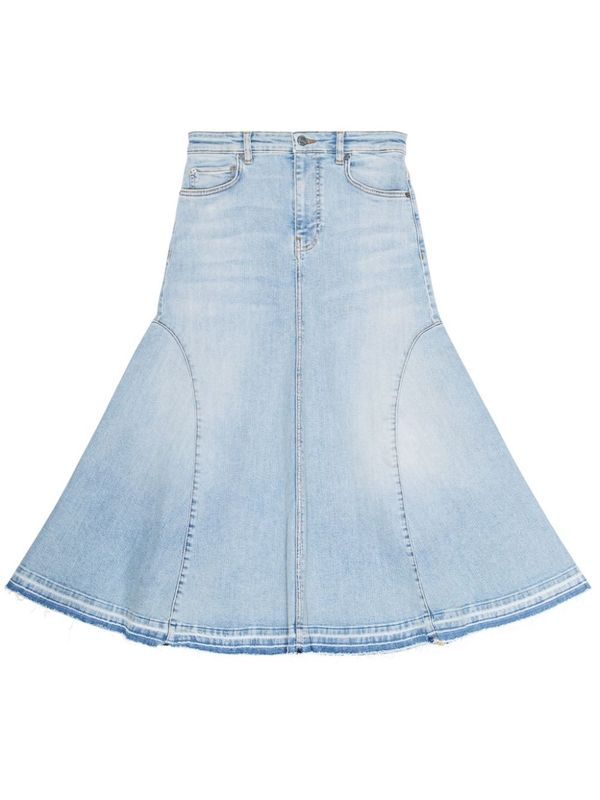 A-Line Organic Cotton Denim
  Skirt