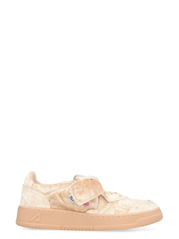 Autry Beige Low Top Sneakers