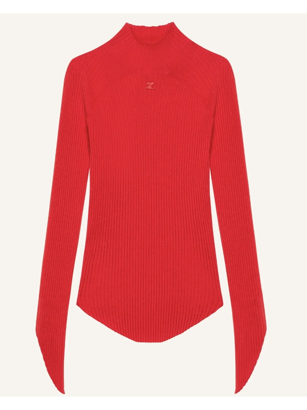 Courrèges Red Knitted