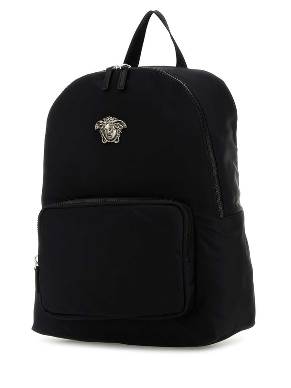 Versace Black Backpacks