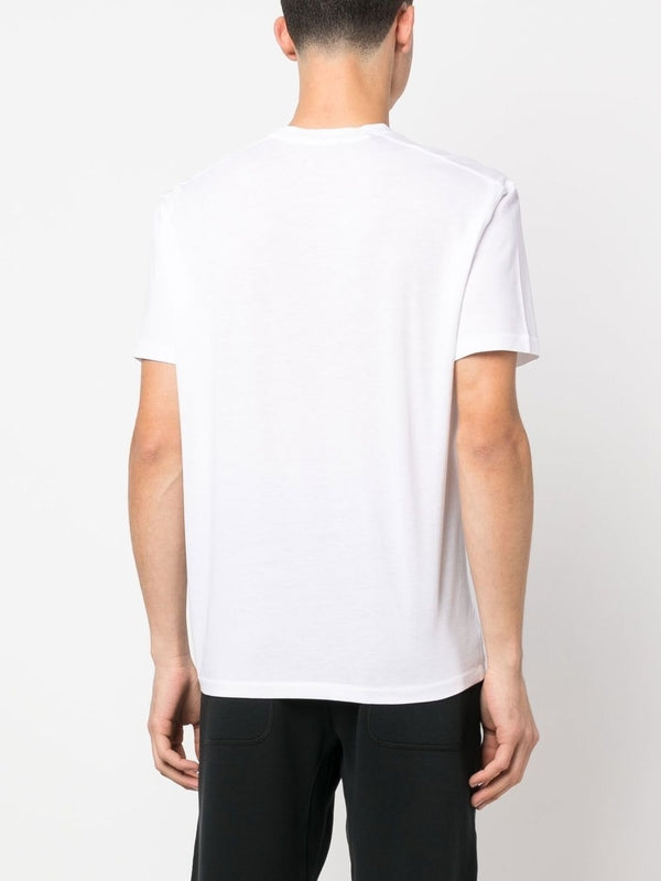 White Lyocell Cotton
  T-Shirt