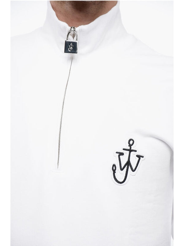 Anchor Logo Half-zip Sweatshirt