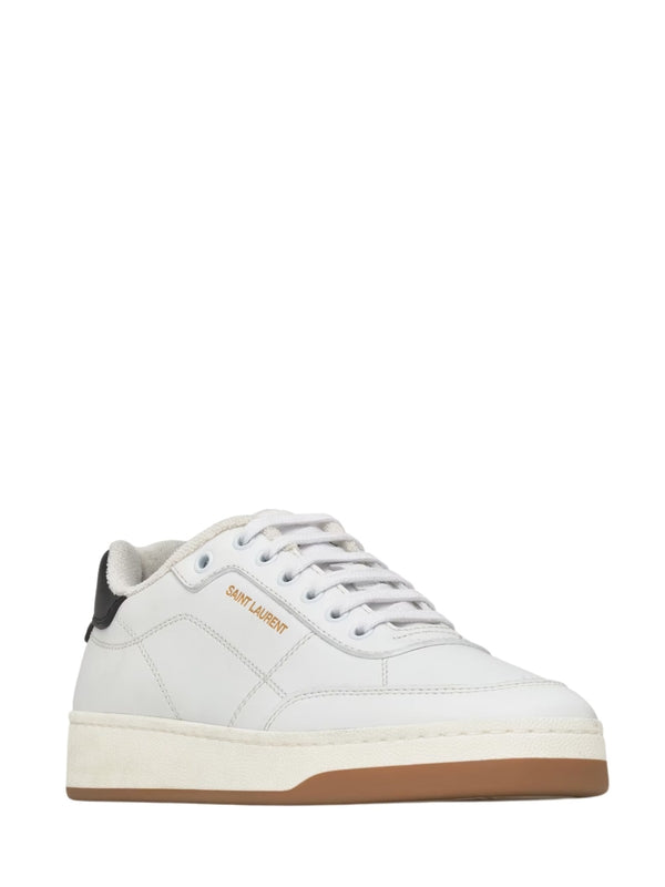 Saint Laurent White Low Top Sneakers