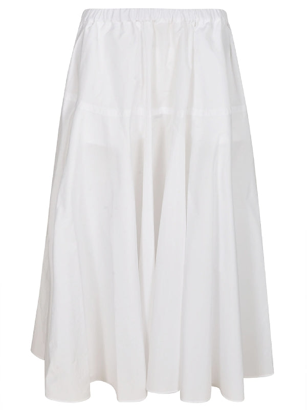 White Banding Skirt