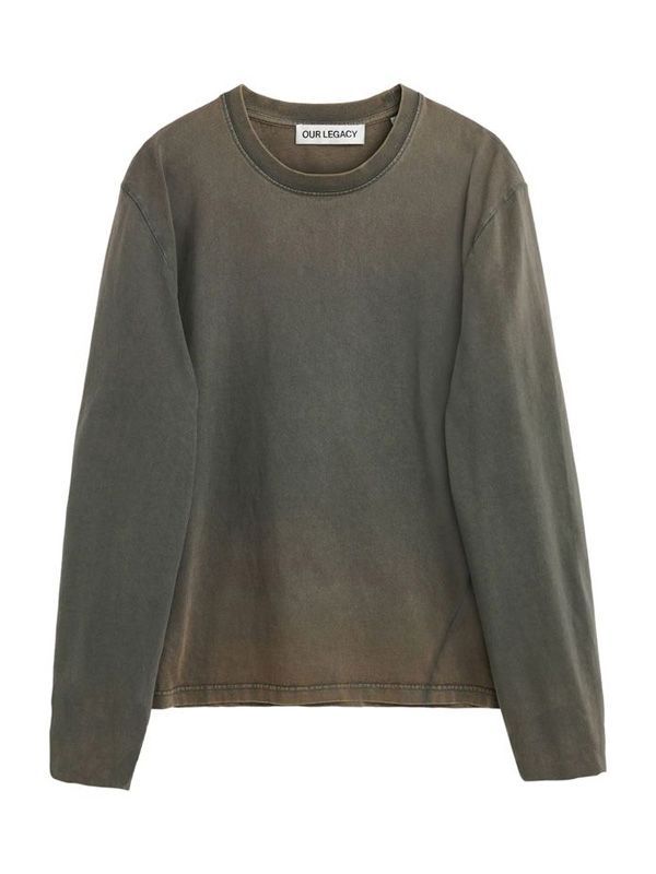 Antique Coating Band Long Sleeve Top