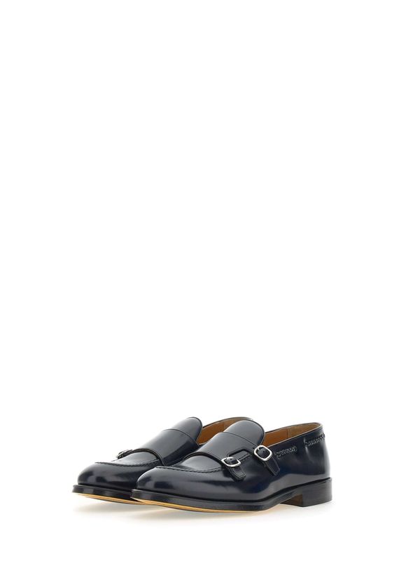 Buckle Strap Leather Loafer