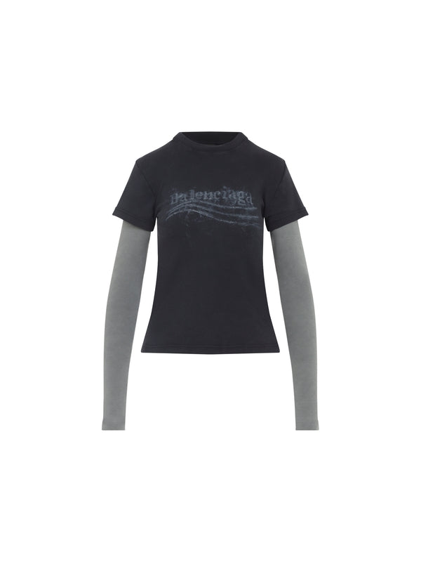Balenciaga Layered Long Sleeve Top