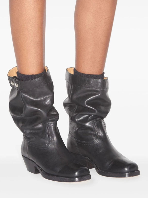 Adem Leather Ankle Boots