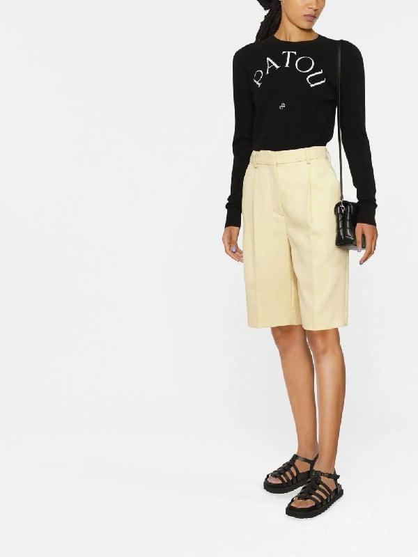 Logo Intarsia Crewneck Knit