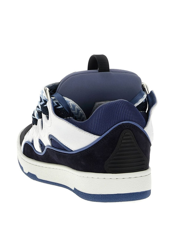 Lanvin Navy Low Top Sneakers
