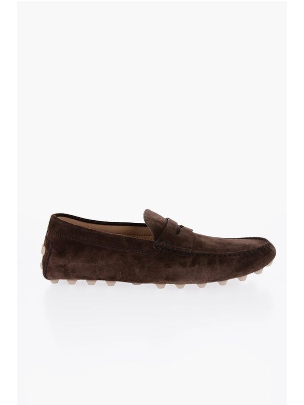 Brown Suede Driving Shoes