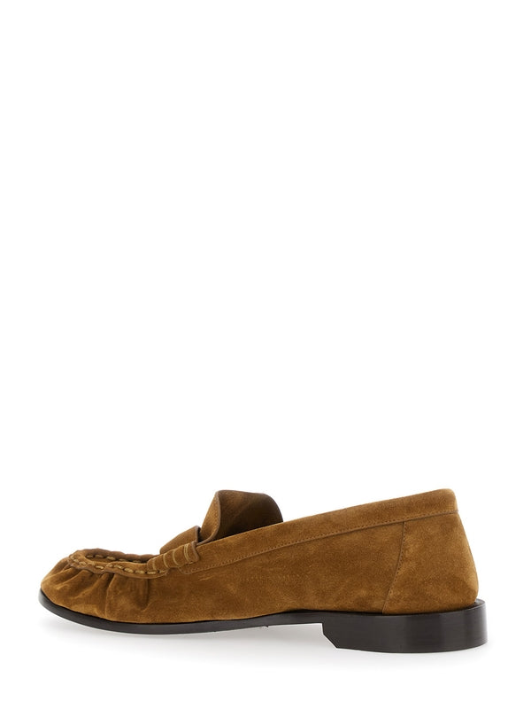 Saint Laurent Brown Loafers
