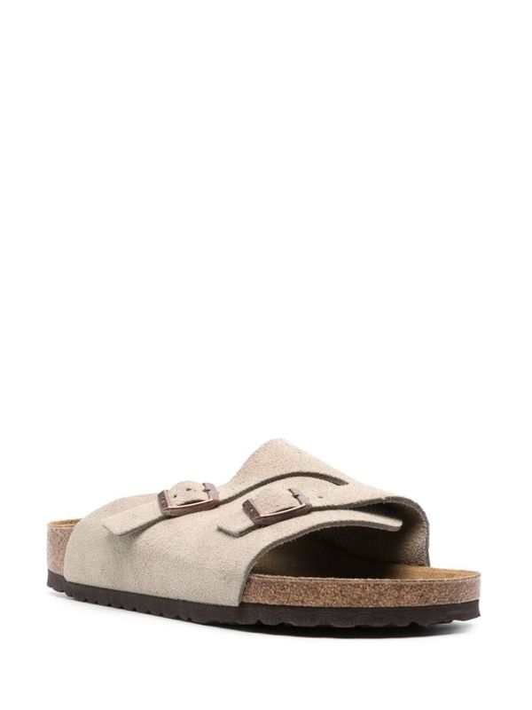 Zurich Strap Suede Sandals