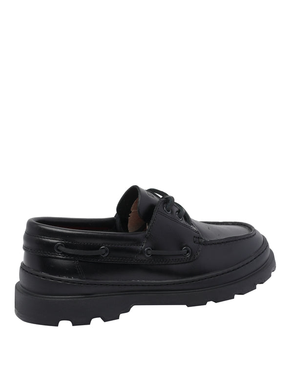 Camper Black Boat Shoes