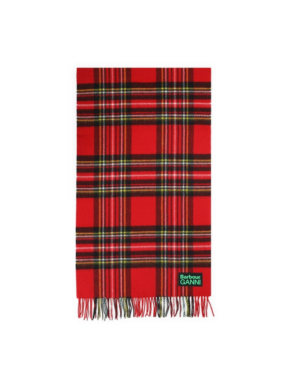 Barbour Red Wool Mufflers