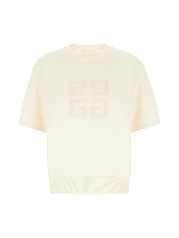 4g Graphic Patch Cashmere Short Sleeve T-Shirt