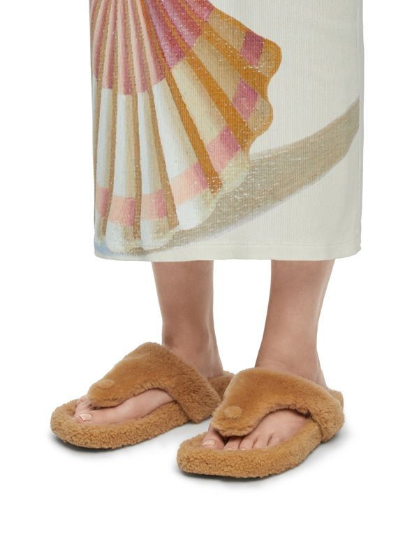 Shearling Ease Sandals