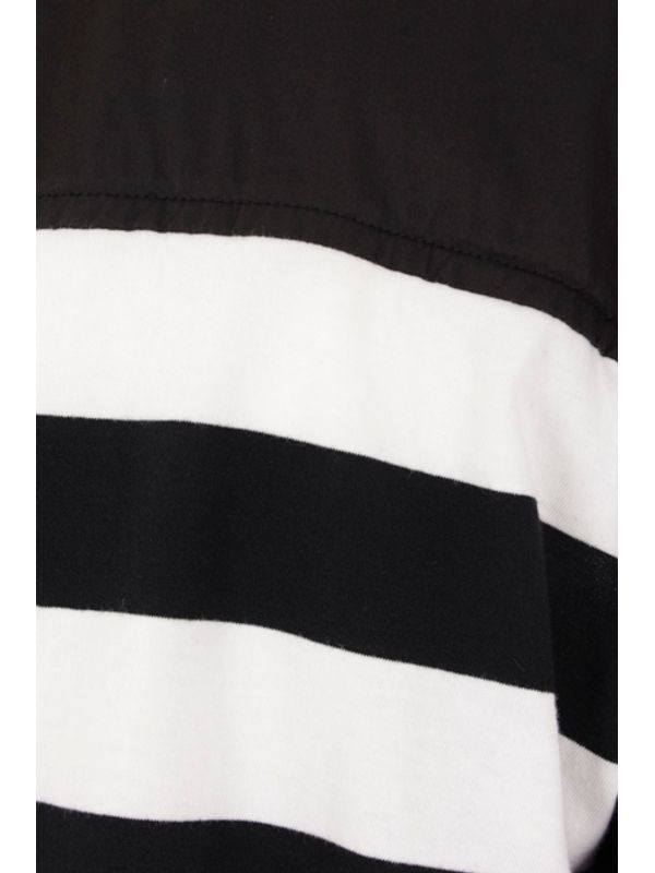 Stripe Pattern Cotton Knit