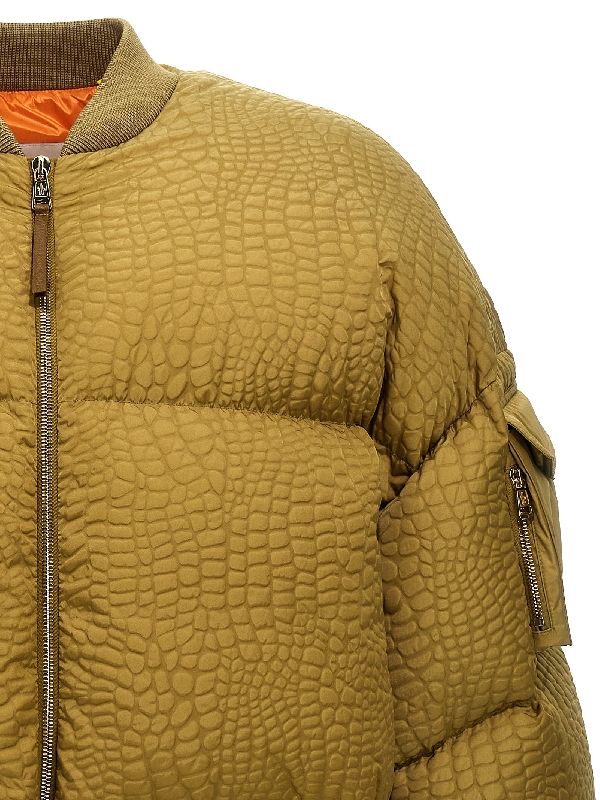Centaurus Croc Embossed Padded Jacket