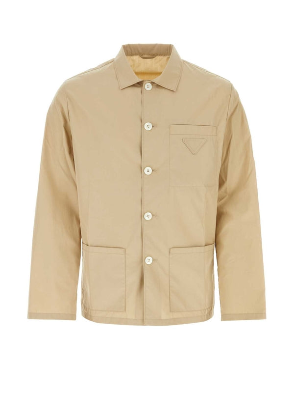 Triangle Logo Shirt Jacket