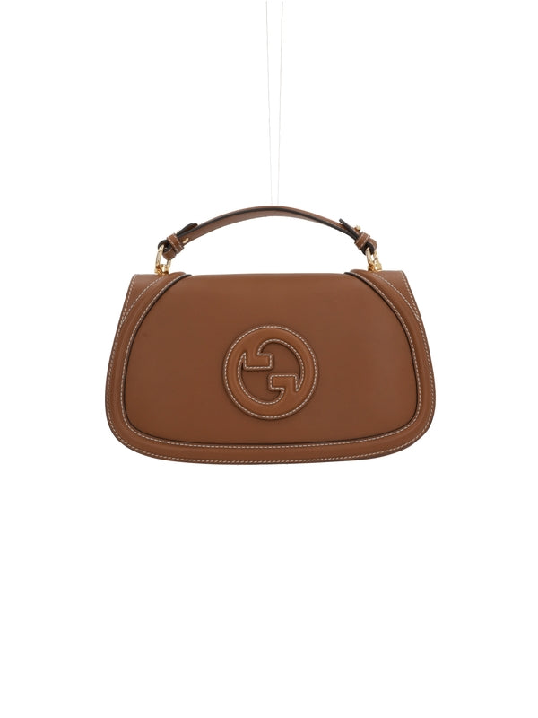 Blondie GG Logo Leather Tote Bag