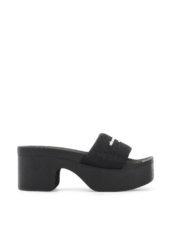 Logo Band Platform Sandals - Jente