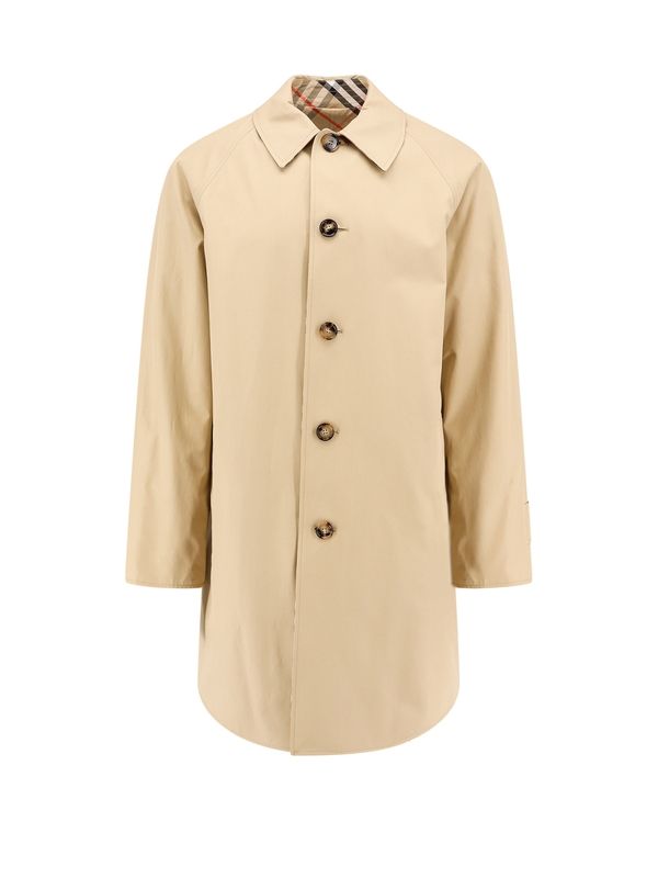 BURBERRY - Reversible Cotton Rain Coat - Jente