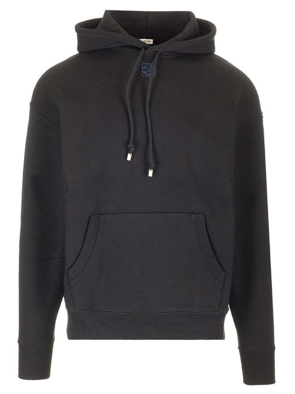 LOEWE - Anagram Logo Embroidered Hoodie - Jente