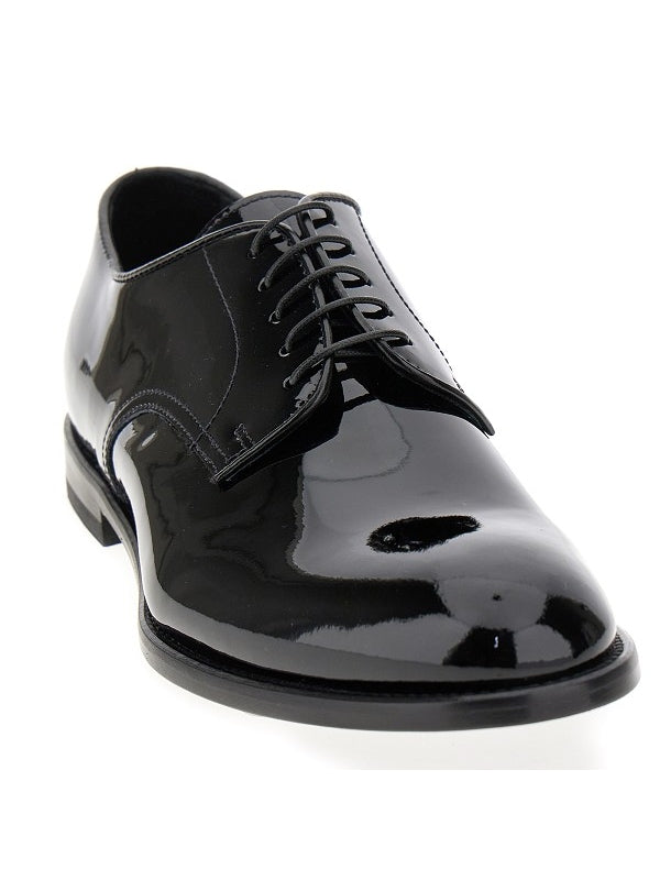 Patent Leather Derby Shoes