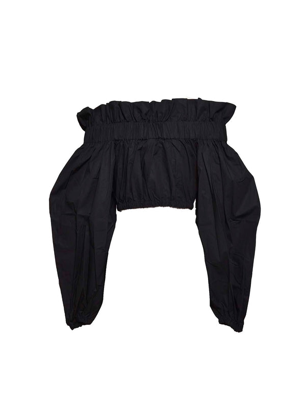 Bow Detail Off-Shoulder Blouse