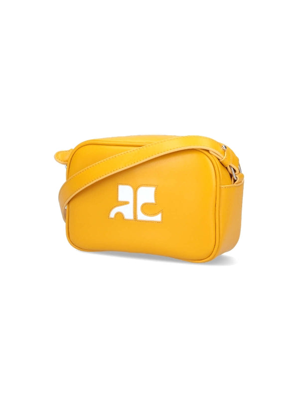 リエディションロゴレザーカメラバッグ