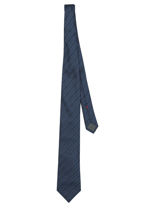 Brunello Cucinelli Blue Neck Ties