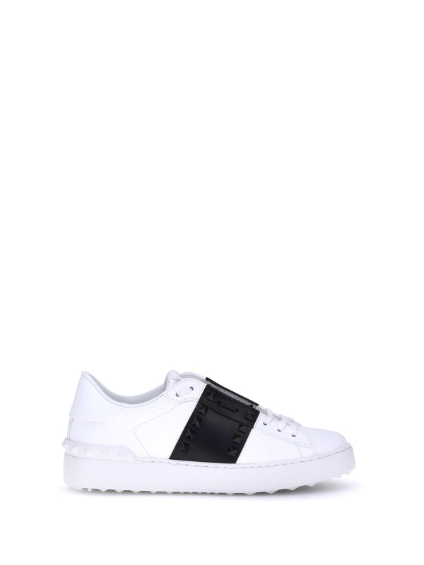 Valentino White Low Top Sneakers