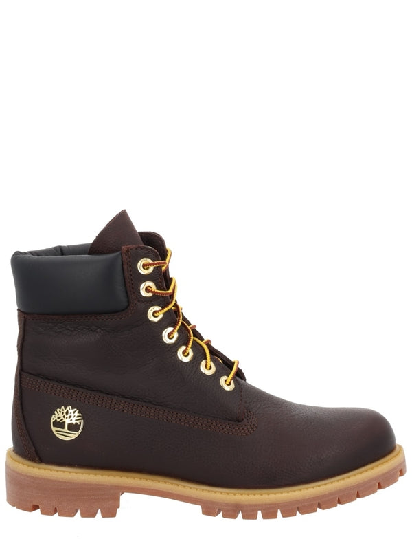 Timberland Brown Lace-Up Boots