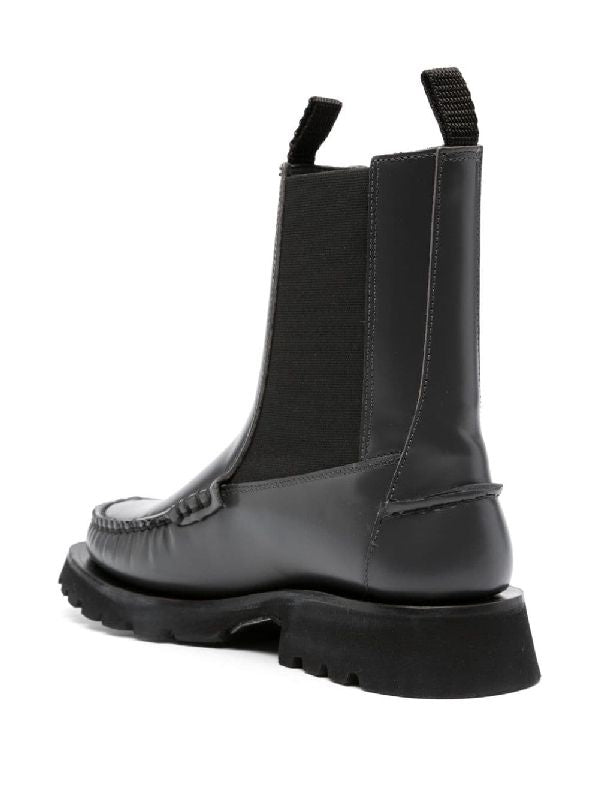 Alda Sport Double Tab Calfskin Chelsea Boots