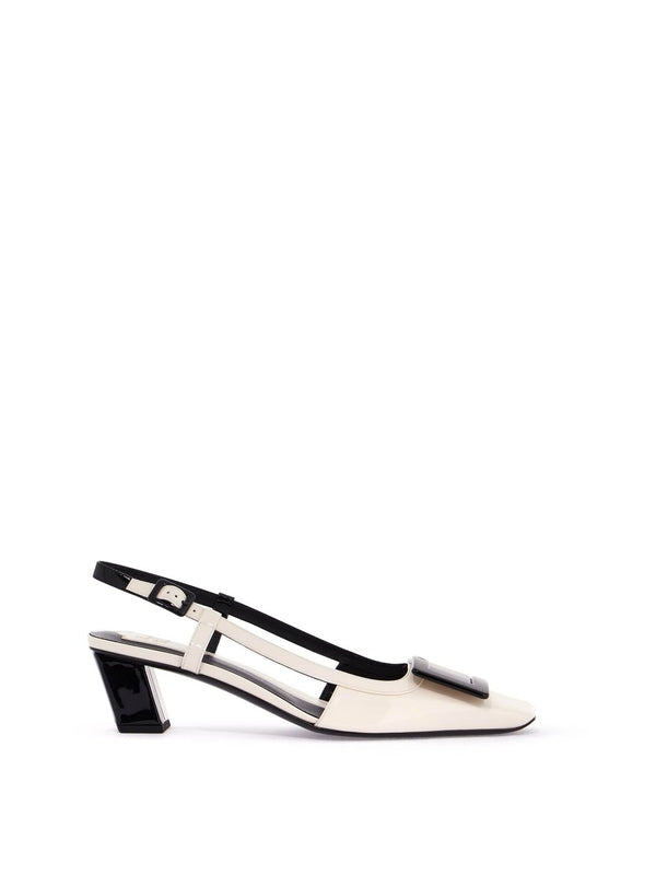 Belle Vivier Leather Slingback
  Heel