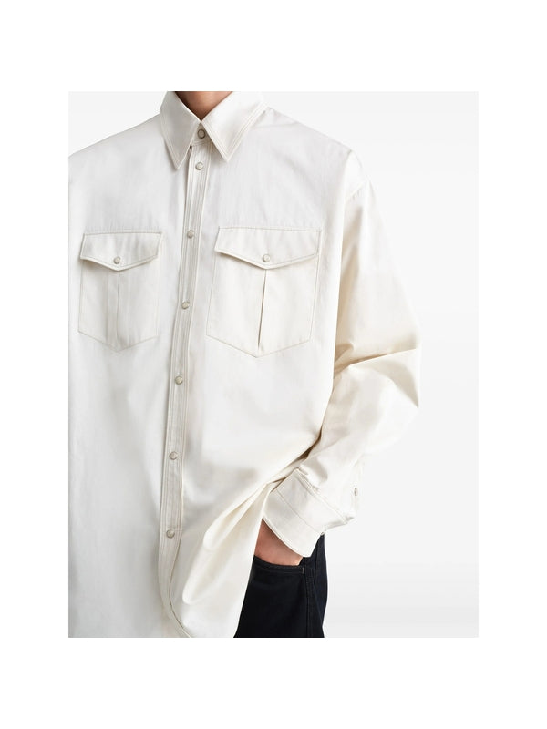 Western Cotton Denim Shirt