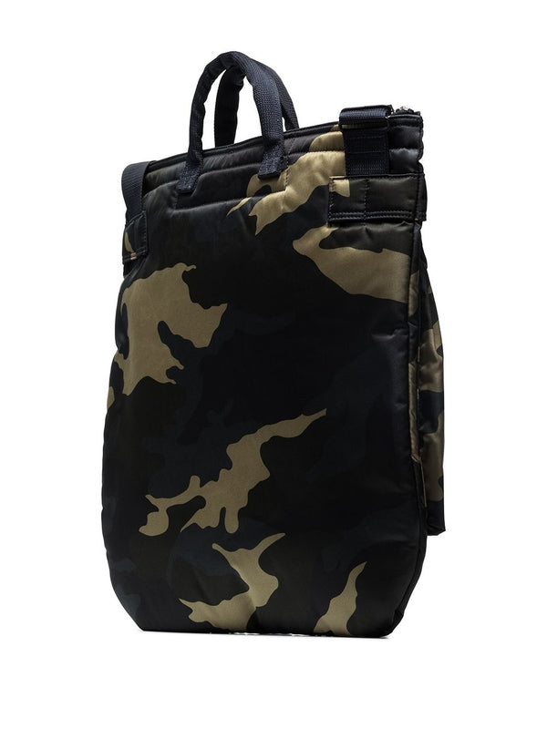 Porter Camouflage Green Tote Bag
