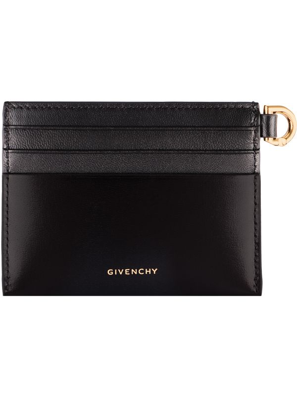 4G Logo Leather Card Wallet