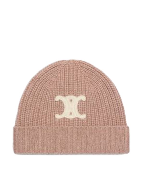 Triomphe Logo Cashmere Beanie