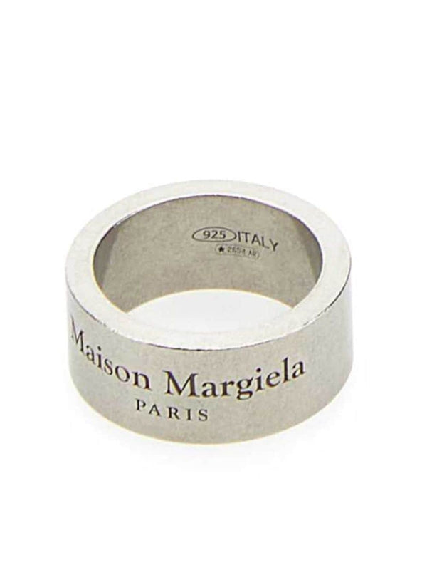 Engraving Logo Silver Ring