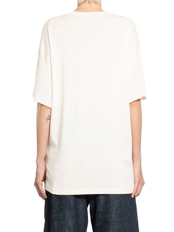 Ribbed Crew-neck Cotton T-shirt