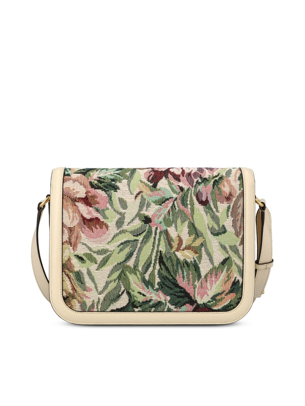 9to5 Jacquard Flower Shoulder Bag