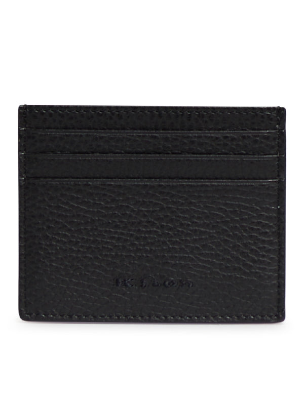 Logo Leather Card Wallet