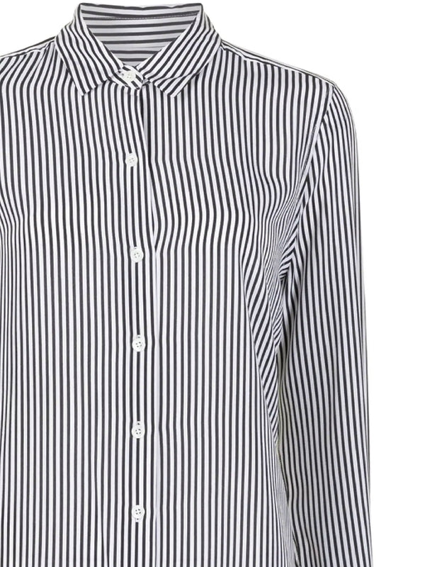 Stripe Silk Shirt